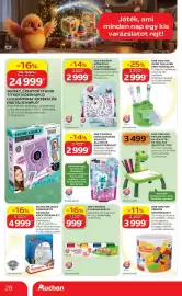 Auchan akciós újság Oldal 28: ONE TWO FUN PROJEKTOROS RAJZASZTAL RAJZOLÁST SEGÍTŐ VETÍTŐ €3.499,00