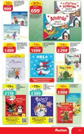 Auchan akciós újság Oldal 31: KARÁCSONYI MESEKÖNYV €3.999,00, BARÁTNŐM, BORI VAGY BERCI PUHA TÁBLÁS, VÉKONY MESEKÖNYV €999,00