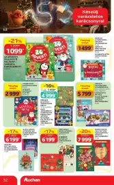 Auchan akciós újság Oldal 32: SZABÓ ZSOLT: 24 ADVENTI MESE €2.999,00, ADVENTI NAPTÁR APRÓ AJÁNDÉKOKKAL €5.799,00
