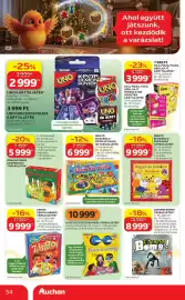 Auchan akciós újság Oldal 34: BOGYÓ ÉS BABÓCA – ÚTON AZ OVIBA 3D TÁRSASJÁTÉK €6.999,00