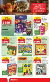 Auchan akciós újság Oldal 34: BOGYÓ ÉS BABÓCA – ÚTON AZ OVIBA 3D TÁRSASJÁTÉK €6.999,00