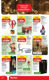 Auchan akciós újság Oldal 44: Kül- és beltéri piramis fényfa csúcsdísszel €17.999,00