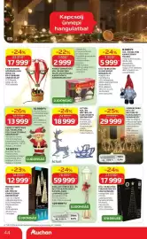 Auchan akciós újság Oldal 44: Kül- és beltéri piramis fényfa csúcsdísszel €17.999,00