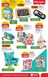 Auchan akciós újság Oldal 5: FISHER-PRICE TANULÓ TÁVIRÁNYÍTÓ €3.199,00, FISHER-PRICE TANULÓKUTYUSHUGI VAGY KUTYUS €9.999,00
