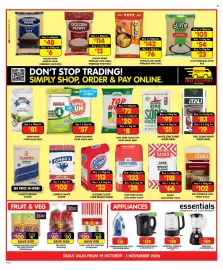 Shoprite catalogue Page 2: D'LITE PARBOILED WHITE RICE €105,00, GOLDEN PENNY PREMIUM LONG GRAIN PARBOILED WHITE RICE €114,00