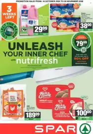 Spar catalogue Page 1: 3 WEEKS LEFT COLLECT THE A PROMOTION VALID FROM: 19 OCTOBER 2026 TO 08 NOVEMBER 2026 RANGA Extended