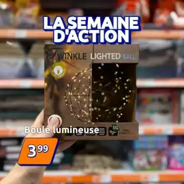Catalogue Action semaine 43 page 4: Boule lumineuse €3,99