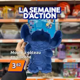 Catalogue Action semaine 43 page 5: Moule à gâteau en silicone €3,62