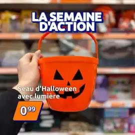 Catalogue Action semaine 43 page 8: Seau d'halloween avec lumière €0,99
