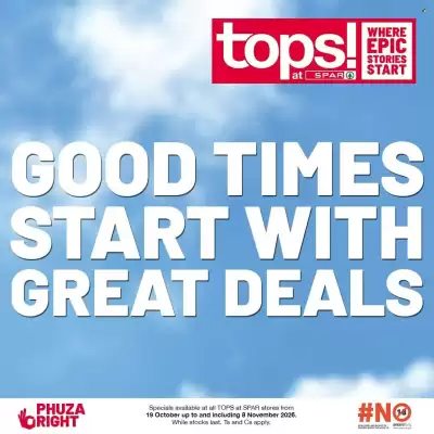 Spar Tops (valid until 8-11)