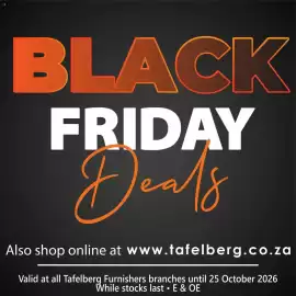 Tafelberg Furnishers catalogue week 43 Page 1