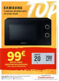 Catalogue Conforama page 19: Samsung - micro-onde ms20a301oal €99,00