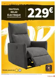 Catalogue Conforama page 5: Fauteuil relax électrique €229,00