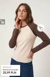 Sinsay gazetka tydzień 43 Strona 10: Bawełniana koszulka €25,99