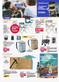 Catalogue Decathlon page 10: Decathlon - parasol de plage 2 places parure €20,29, Chaise de camping €21,99