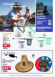 Catalogue Decathlon page 13: Decathlon - assurance €9,49, Alsa - chapeau de paille adulte d'apéscul la réunion €25,99