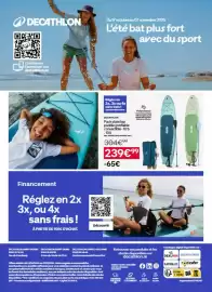 Catalogue Decathlon page 17: Decathlon - pack standup paddle gonflable convertible €239,99