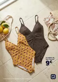 Catalogue KIABI page 6: Xs - le maillot de bain femme €9,00