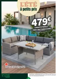 Catalogue Conforama page 10: Canapé d'angle + table rectangulaire €479,00