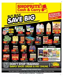 Shoprite catalogue Page 1: FATTI'S & MONI'S MACARONI PASTA €94,00, ROYCO SOUP €46,00
