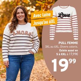 Catalogue Trafic semaine 43 page 2: Amora - pull femme €19,99
