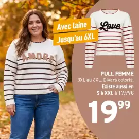 Catalogue Trafic semaine 43 page 2: Amora - pull femme €19,99