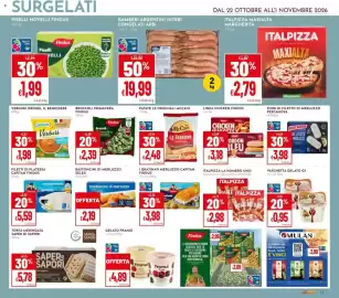 Volantino Pan Pagina 13: Broccoli Primavera Findus €2,39, Fiori di filetto di merluzzo Pescanova €3,98