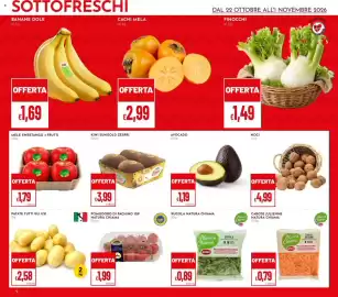 Volantino Pan Pagina 2: Kiwi Sungold Zespri €3,99, Rucola Natura Chiama €0,89