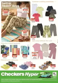 Checkers Hyper catalogue Page 1: Ladies' Sleep Sets €249,99, Ladies' T-Shirts €130,00