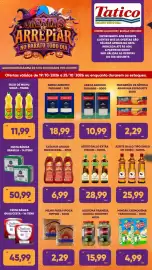 Tabloide Tatico semana 43 Página 9: Azeite gallo tipo único em vidro €25,99, Macarrão de sêmola araguaia espaguete €2,29