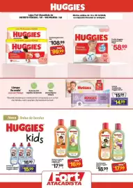 Tabloide Fort Atacadista semana 43 Página 1: Condicionador Infantil Huggies €17,99, Lenços umedecidos huggies €14,99