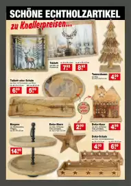 Krümet Sonderposten Prospekt woche 44 Seite 4: Tannenbaum €4,99, Deko-Schale aus Holz, mit Sternenverzierung €4,99
