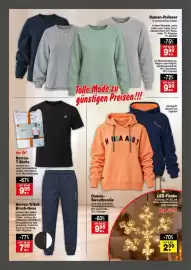 Krümet Sonderposten Prospekt woche 44 Seite 5: 4er Set Herren- T-Shirts schwarz oder weiß, handelsübliche Größen, 100% Baum-