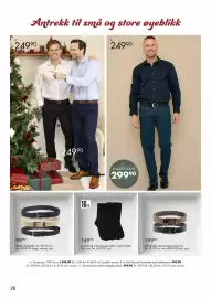 Sparkjøp kundeavis Side 28: 10 pakning med klassiske sokker i god kvalitet €169,90, Stilfullt belte €199,90