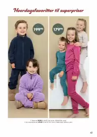 Sparkjøp kundeavis Side 43: Fleece jumpsuit €199,90, Familjepyjamas €179,90