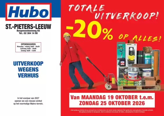 Hubo (geldig t/m 25-10)
