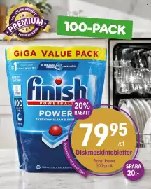 EKO reklamblad vecka 43 Sida 1: Finish diskmaskintabletter €79,95