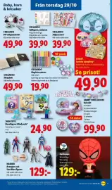 Lidl reklamblad vecka 44 Sida 23: Jada Toys Nanofigurer blind pack €24,90, Hasbro Avengers och Star Wars figurer €129,00