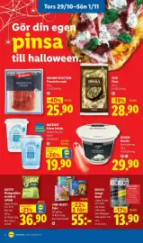 Lidl reklamblad vecka 44 Sida 26: Chef select pajar €55,00, Alesto pistagenötter rostade & saltade €36,90