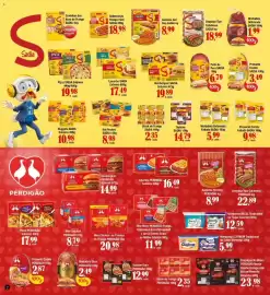 Encarte Supermercados Unidos Página 2: Hambúrguer sadia sabores €19,89, Nuggets sadia sabores €10,98