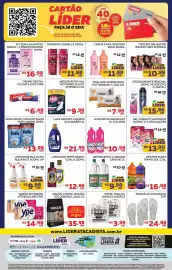 Encarte Lider Atacadista Página 4: Sandália havaianas top €24,98, Papel toalha bianco multiuso €3,98