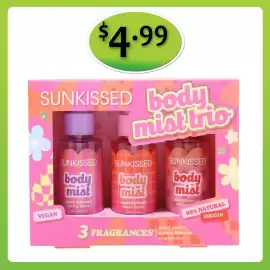 Shiploads catalogue Page 13: Sunkissed body mist trio €4,99