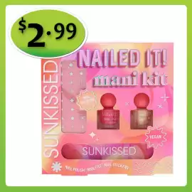 Shiploads catalogue Page 3: Sunkissed Nailed It! mani kit €2,99