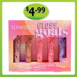 Shiploads catalogue Page 7: Sunkissed Gloss Goals €4,99