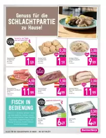 Sutterlüty Flugblatt woche 43 Seite 11: Hausgemachte Tirolerknödel €1,59, Österreichisches Kesselfleisch vom Bauch €11,99