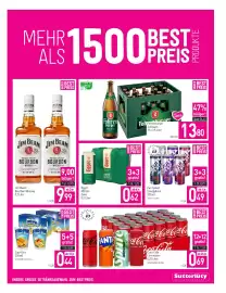 Sutterlüty Flugblatt woche 43 Seite 17: Egger Märzen Dose €0,62, Fohrenburger Jubiläum €13,80