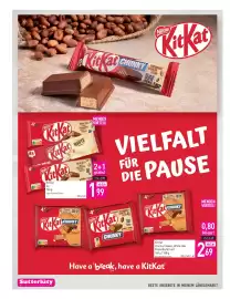 Sutterlüty Flugblatt woche 43 Seite 18: Kit Kat €1,99, Kit Kat Chunky Classic €3,49