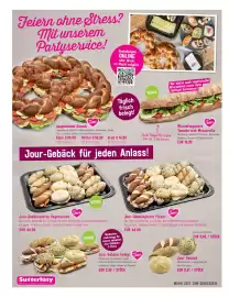 Sutterlüty Flugblatt woche 43 Seite 2: Jour-Gebäckplatte Vegetarisch €44,99, Jour-Gebäck belegt €2,99