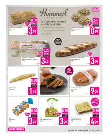 Sutterlüty Flugblatt woche 43 Seite 4: Ölz Mini Haselnuss Bussi €3,99, Hammerl Landbäckerei Laugenbaguette €3,99
