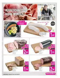Sutterlüty Flugblatt woche 43 Seite 9: Metzgerei Broger Wälderschinken €2,59, Wiesbauer Polnische €2,39